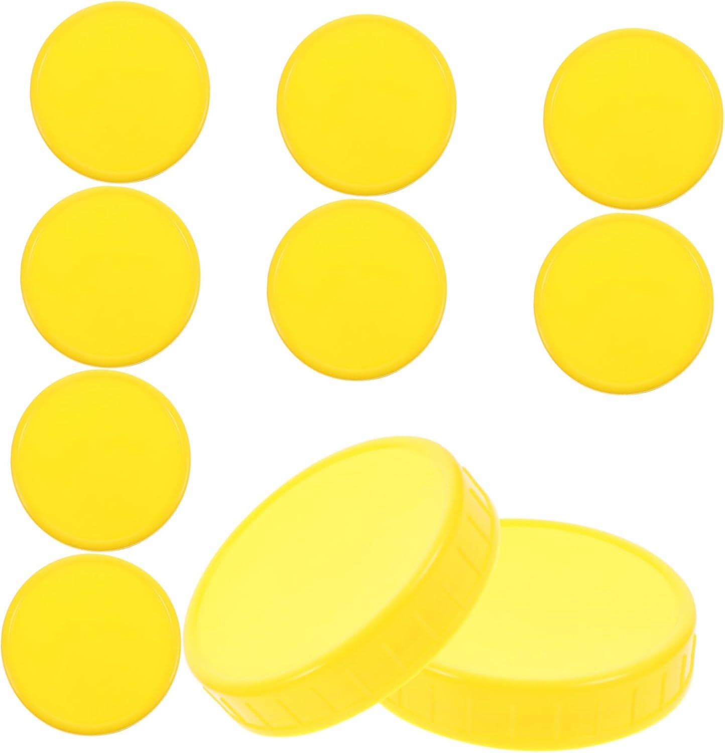 10pcs 86mm Mason Jar Lids - Airtight Sealed for Kitchen Use