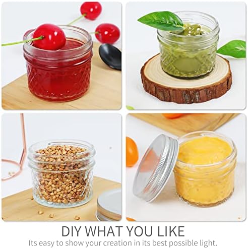 40 Mason Jars Verones Canning Set with Silver Lids