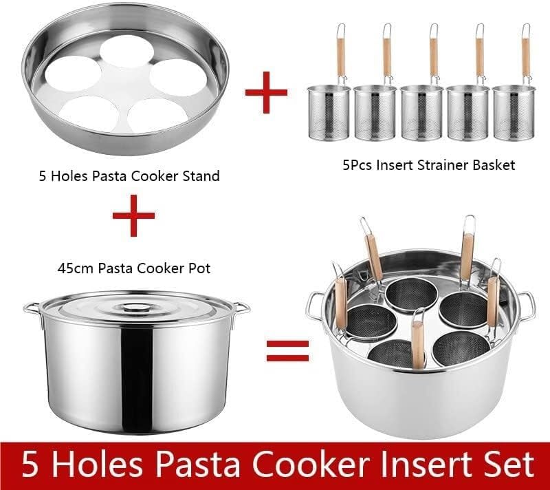 Stainless Steel Multi-Pot Set for Pasta Steaming