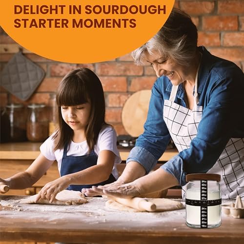 NAYYAB PRODUCTS Sourdough Starter Jar Pack