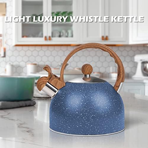 Chic 26 Quart Stainless Steel Kettle with Whistle