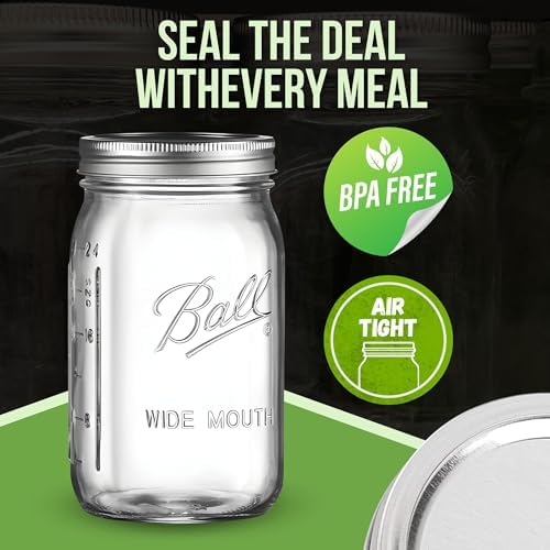Wide Mouth Mason Jars Set