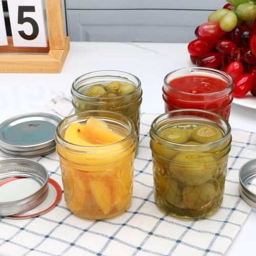 Convenient Stylish 6 oz Mason Jars for Budget-Friendly Storage Gift