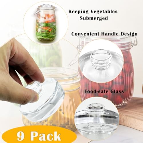 9-Piece Fermentation Glass Weights Effortless to Ferment