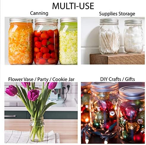 Perfect Mason Jars - 8-Ounce 12-Pack
