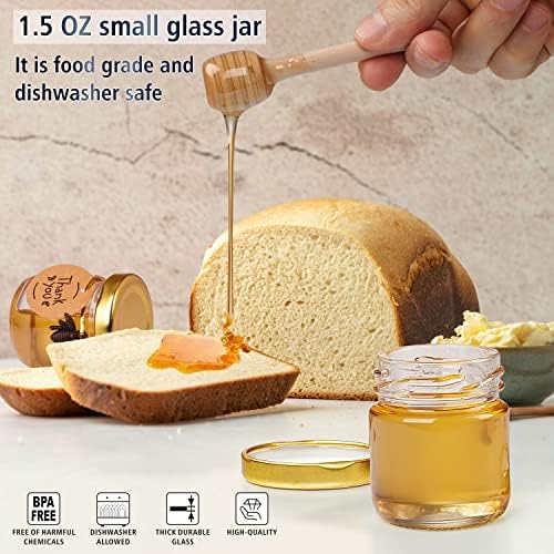 Elegant Honey Jar Party Favors