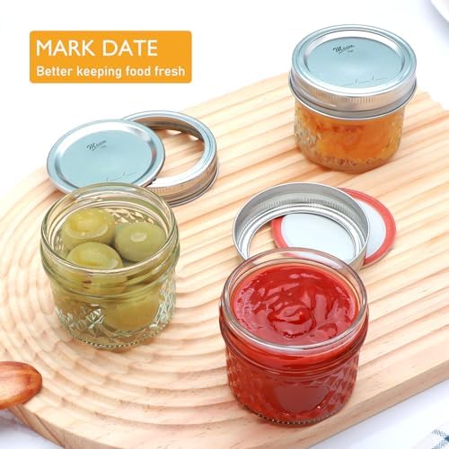 40-Piece 4 oz Mason Jars Set with lids