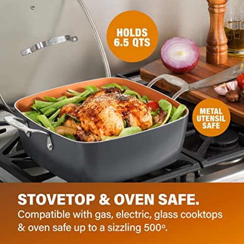 Gotham Steel 6-Piece Cookware Set Nonstick Perfect for Everyday Use
