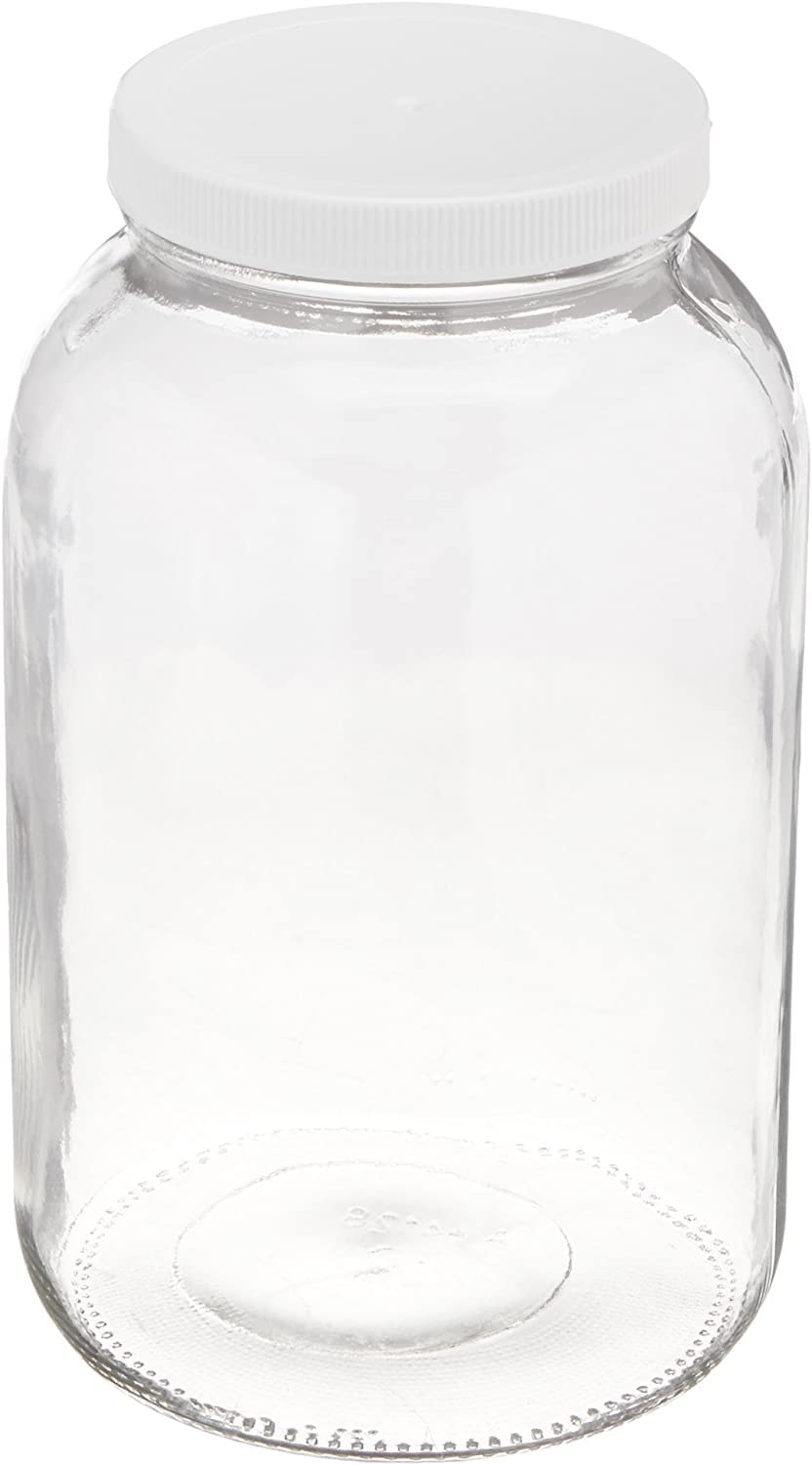 1 Gallon Glass Jar with Lizet Lid