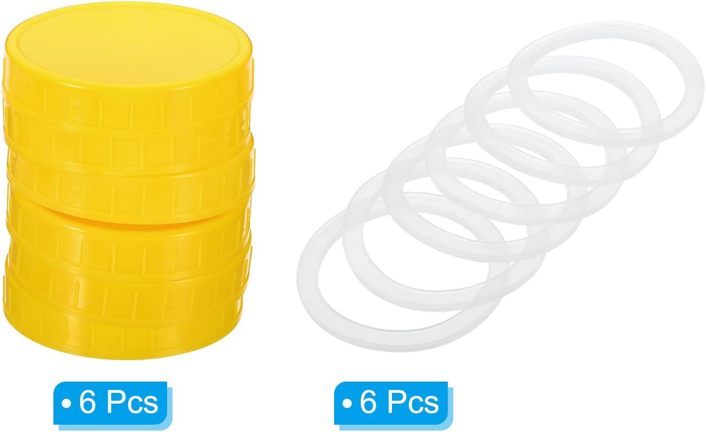 86mm Mason Jar Lid Set with Silicone Sealing Ring