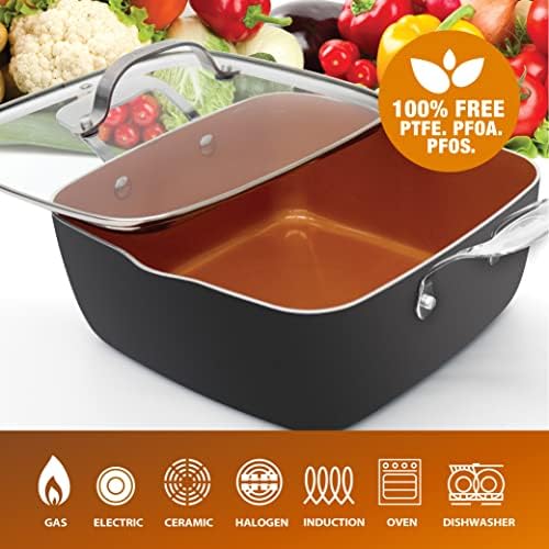 Gotham Steel 6-Piece Cookware Set Nonstick Perfect for Everyday Use