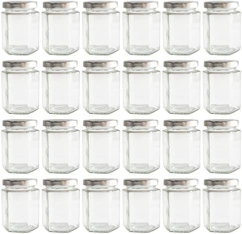 24-Piece 190ml Glass Jars