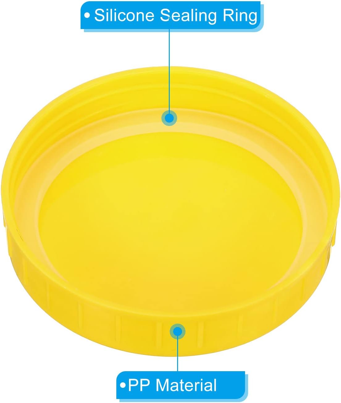 86mm Mason Jar Lid Set with Silicone Sealing Ring