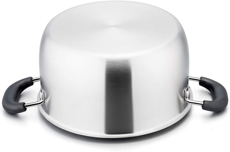 PP CHEF 4 Qt Stockpot with Lid - Stainless Steel 1