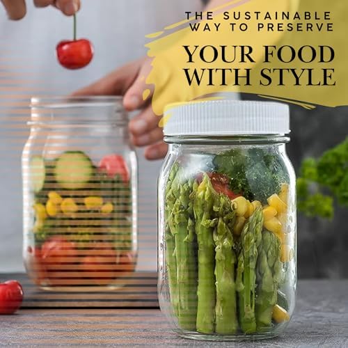 Durable 16 oz Mason Jars