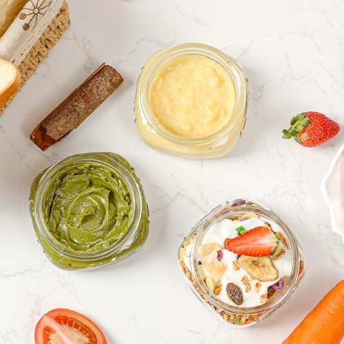 16-Piece 8 oz Wide-Mouth Mason Jars