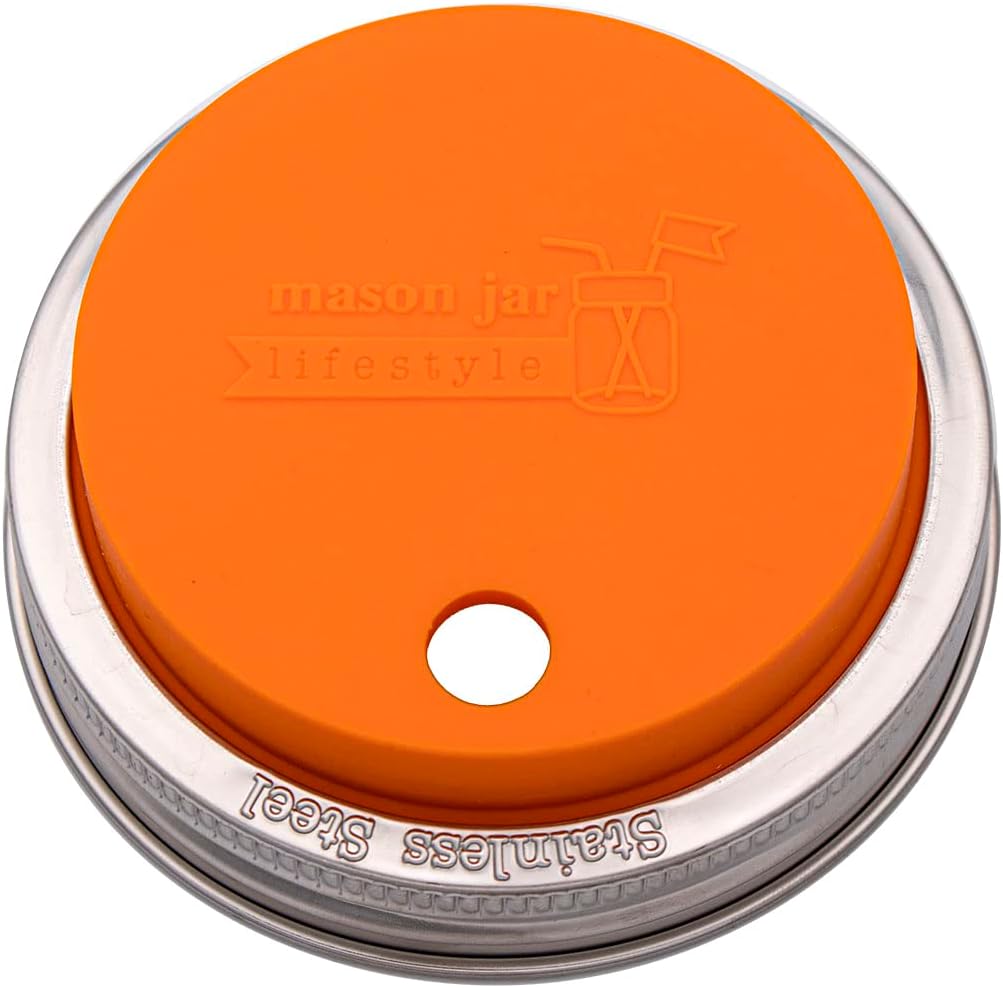 2-Piece Set Mason Jar Lids and Bands for Tumbler and Fermentation