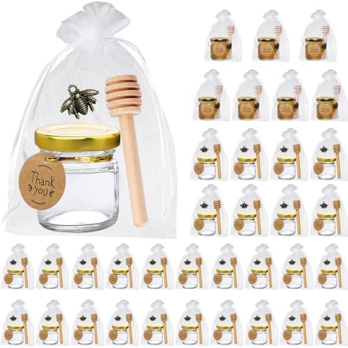 Elegant Honey Jar Party Favors