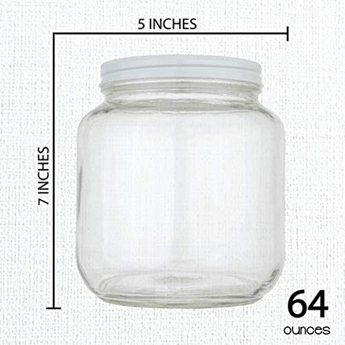 Kitchentoolz Half Gallon Mason Jar BPA-Free