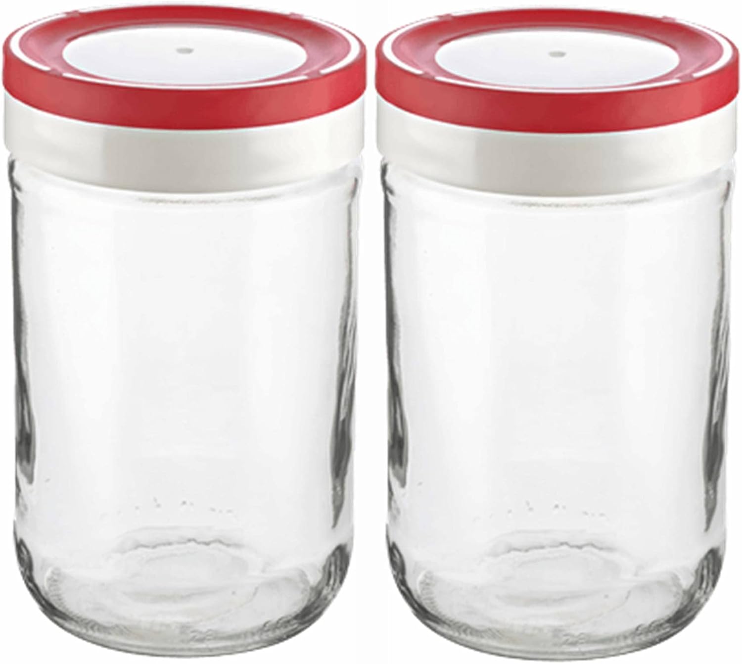 Precise Fit Glass Mason Jars for Canning 22oz Preserve Freshness