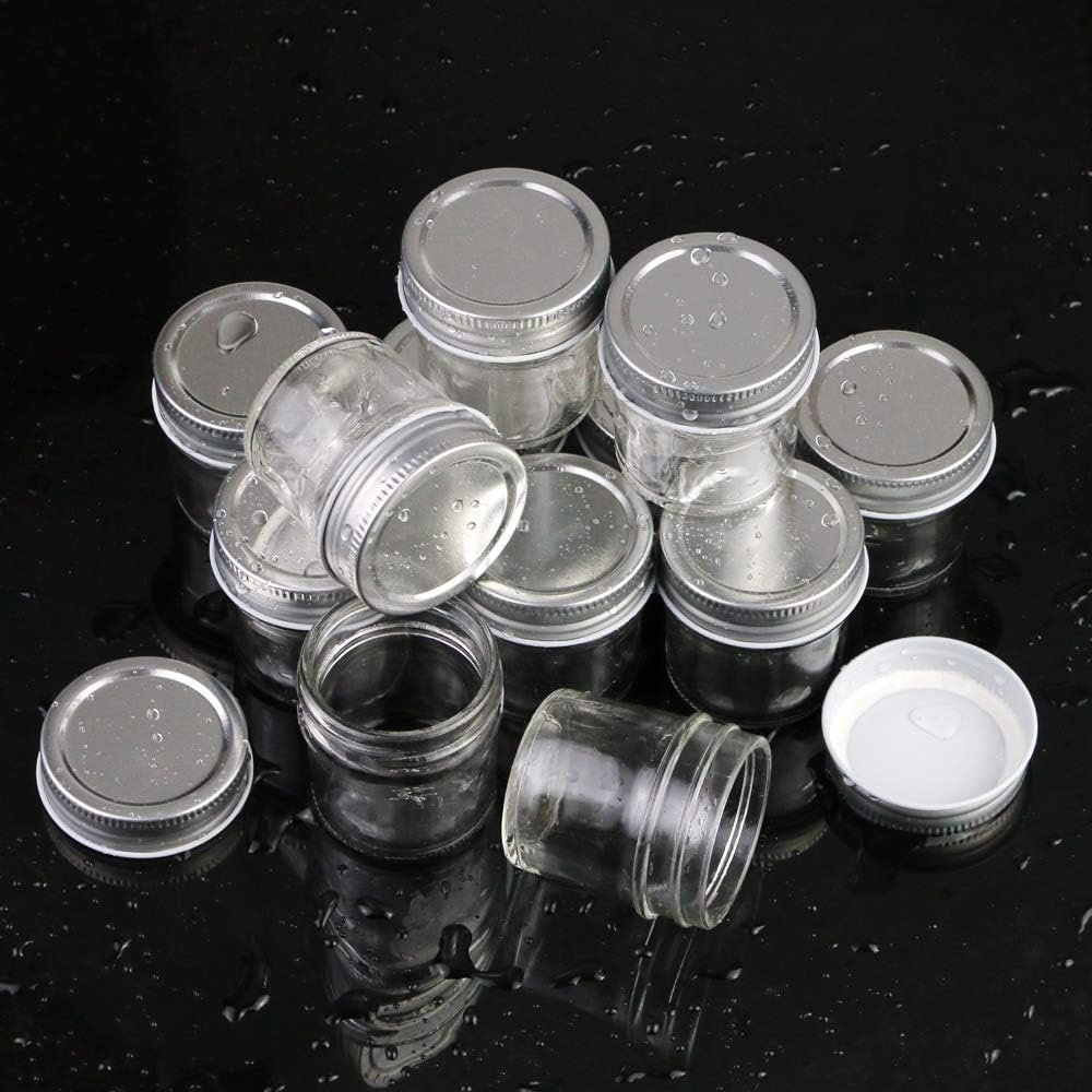 Vivid Retro Mason Jars for Use in Home Kitchen