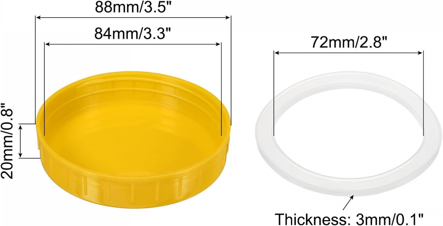 Patikil Mason Jar Lid - Durable Non-Slip for Kitchen Canning