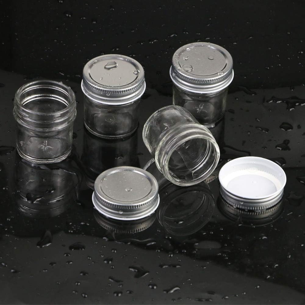 Vivid Retro Mason Jars for Use in Home Kitchen