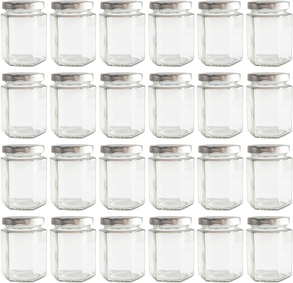 24-Piece 190ml Glass Jars