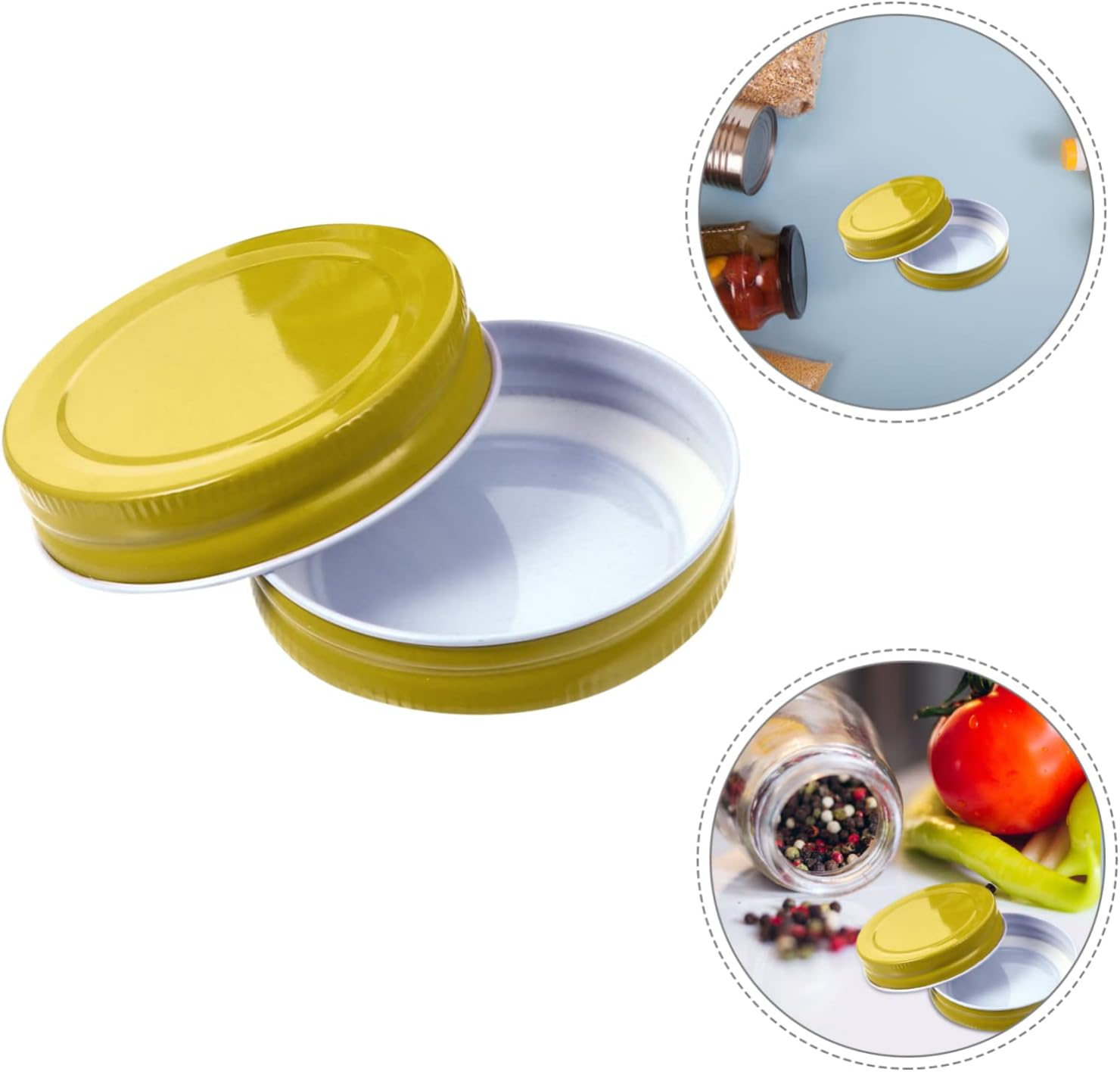 CollBath Mason Jar Lids