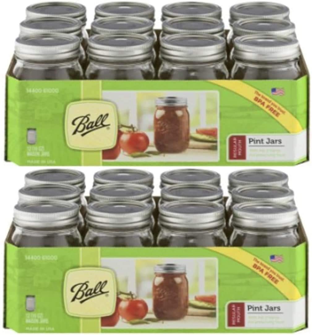 Stay Fresh with 24 Mason Ball Jars by Jarden