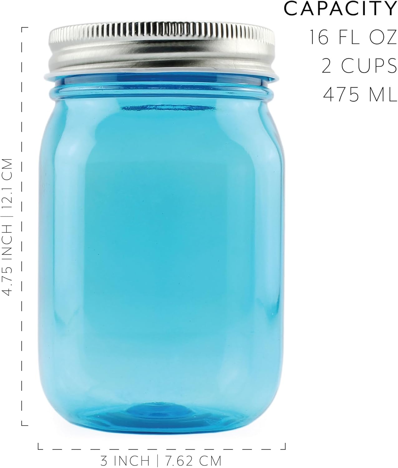 Cornucopia Brands Plastic Mason Jars