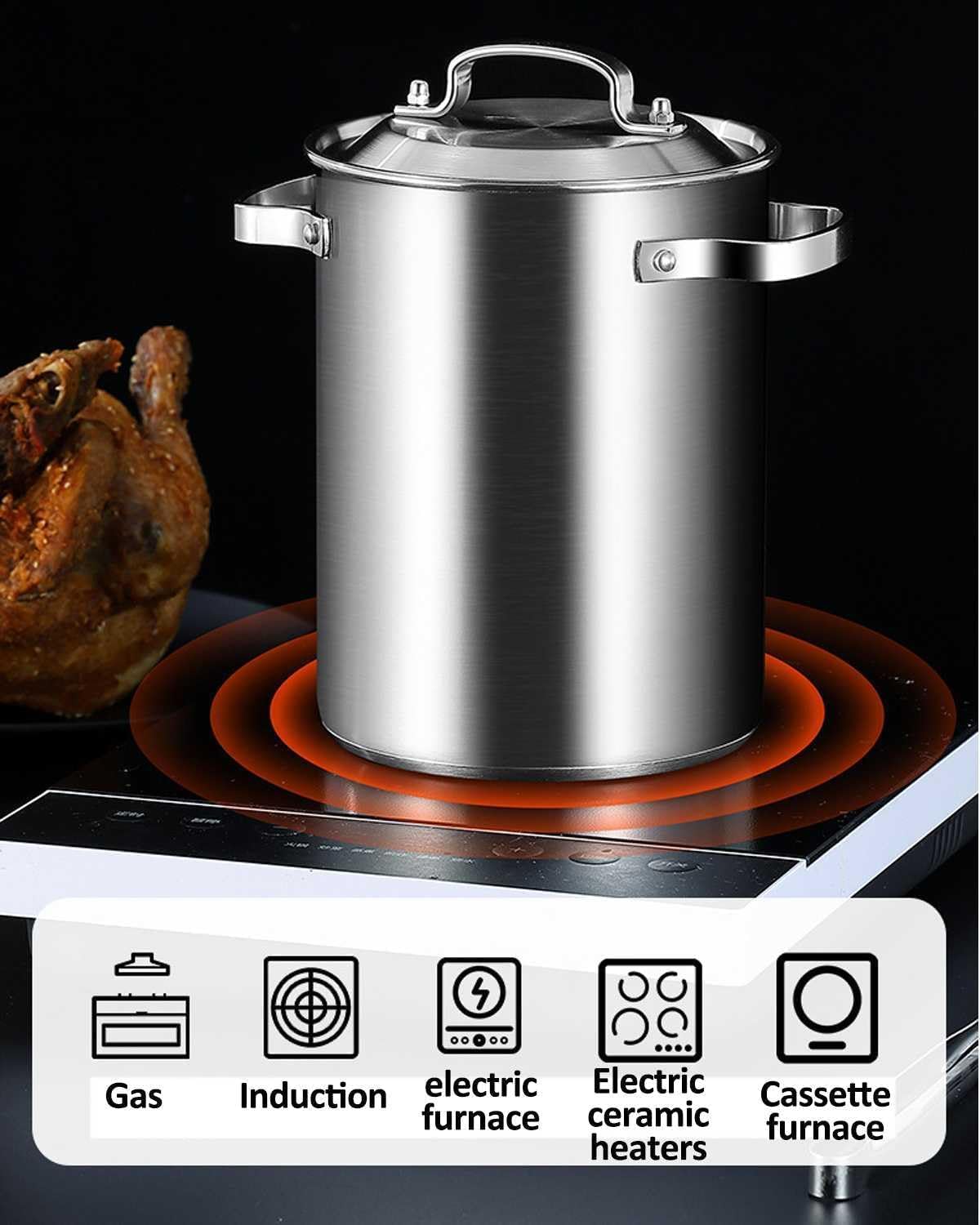 Stainless Steel 5L Pasta Pot