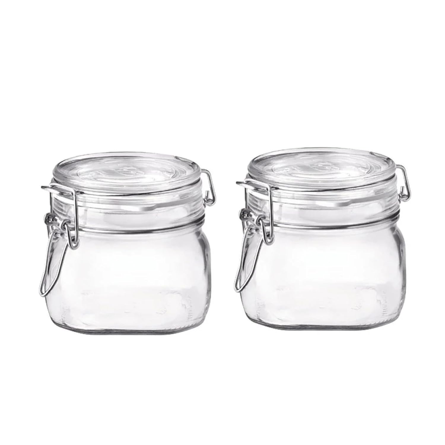 Bormioli Rocco Fido Clear Glass Canning Jar - 05L dishwasher safe eco-friendly