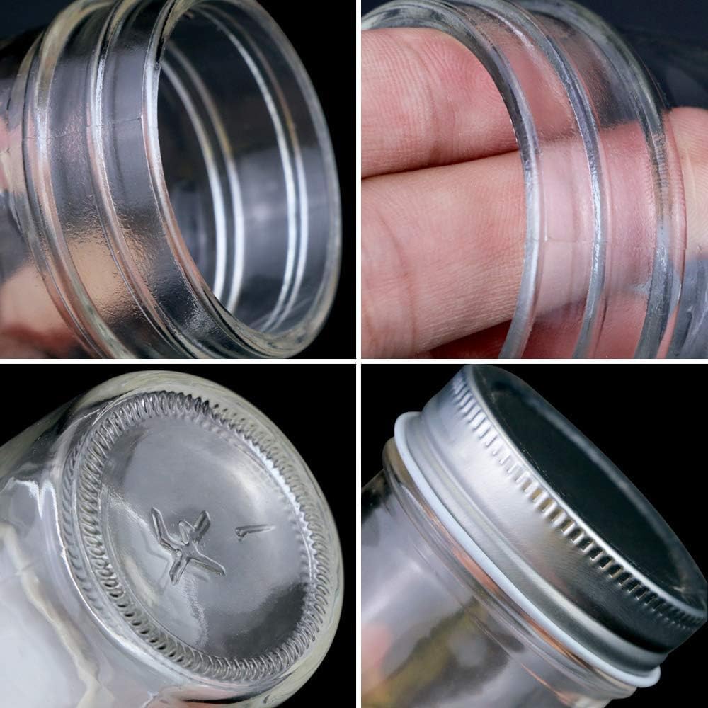 Vivid Retro Mason Jars for Use in Home Kitchen
