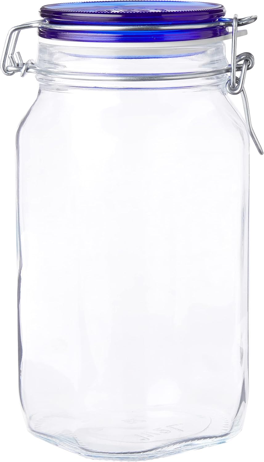 Bormioli Rocco Fido Glass Jars 2 Pack 5075 Oz
