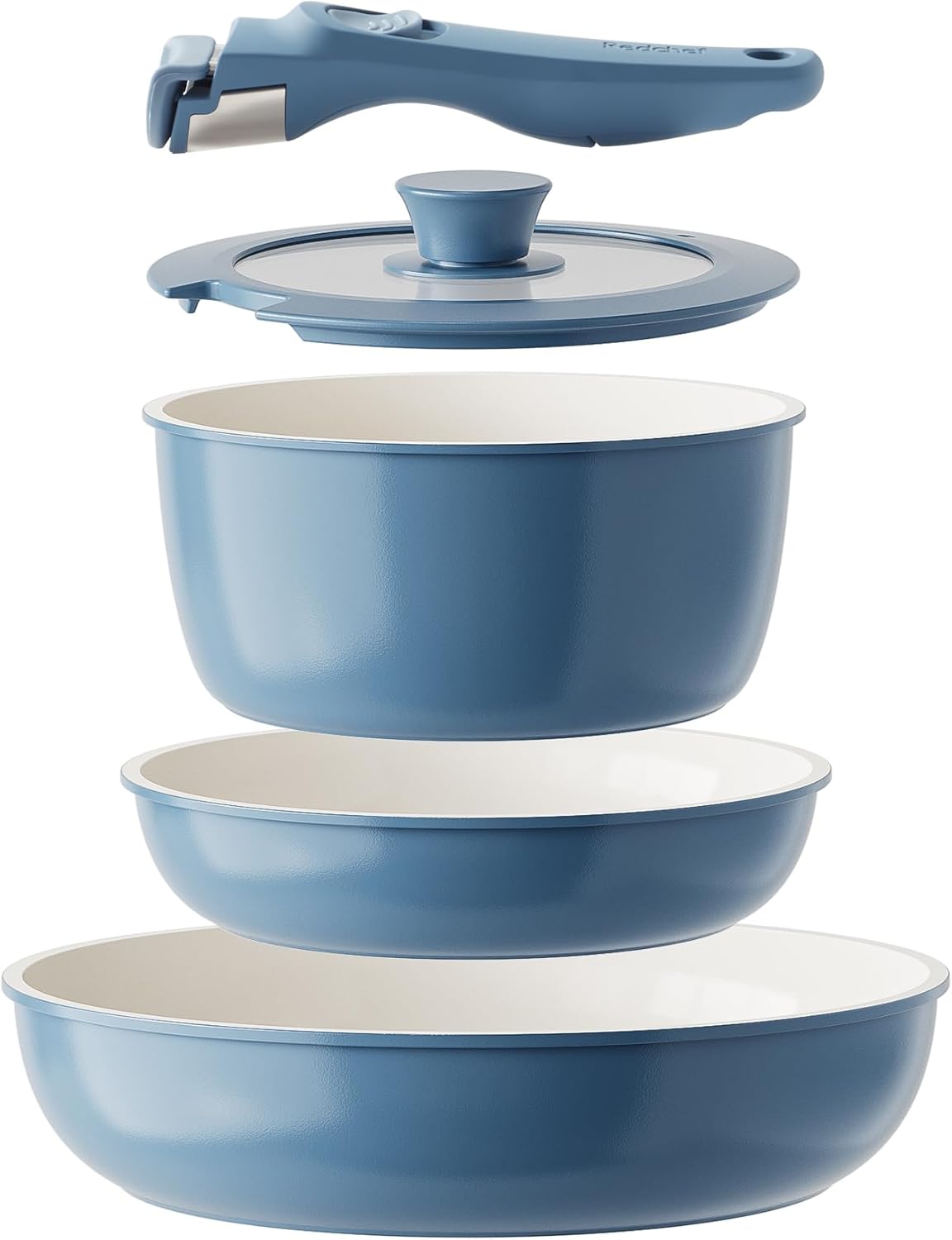 Redchef Ceramic Cookware Set Stackable Durable and Perfect for Outdoors