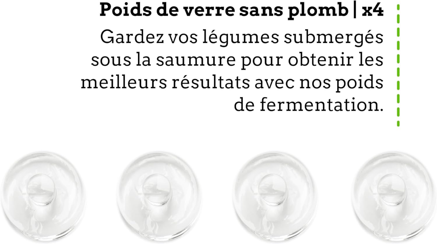 Nourished Essentials Fermentation Lids Set of 4 with Grooved Handles