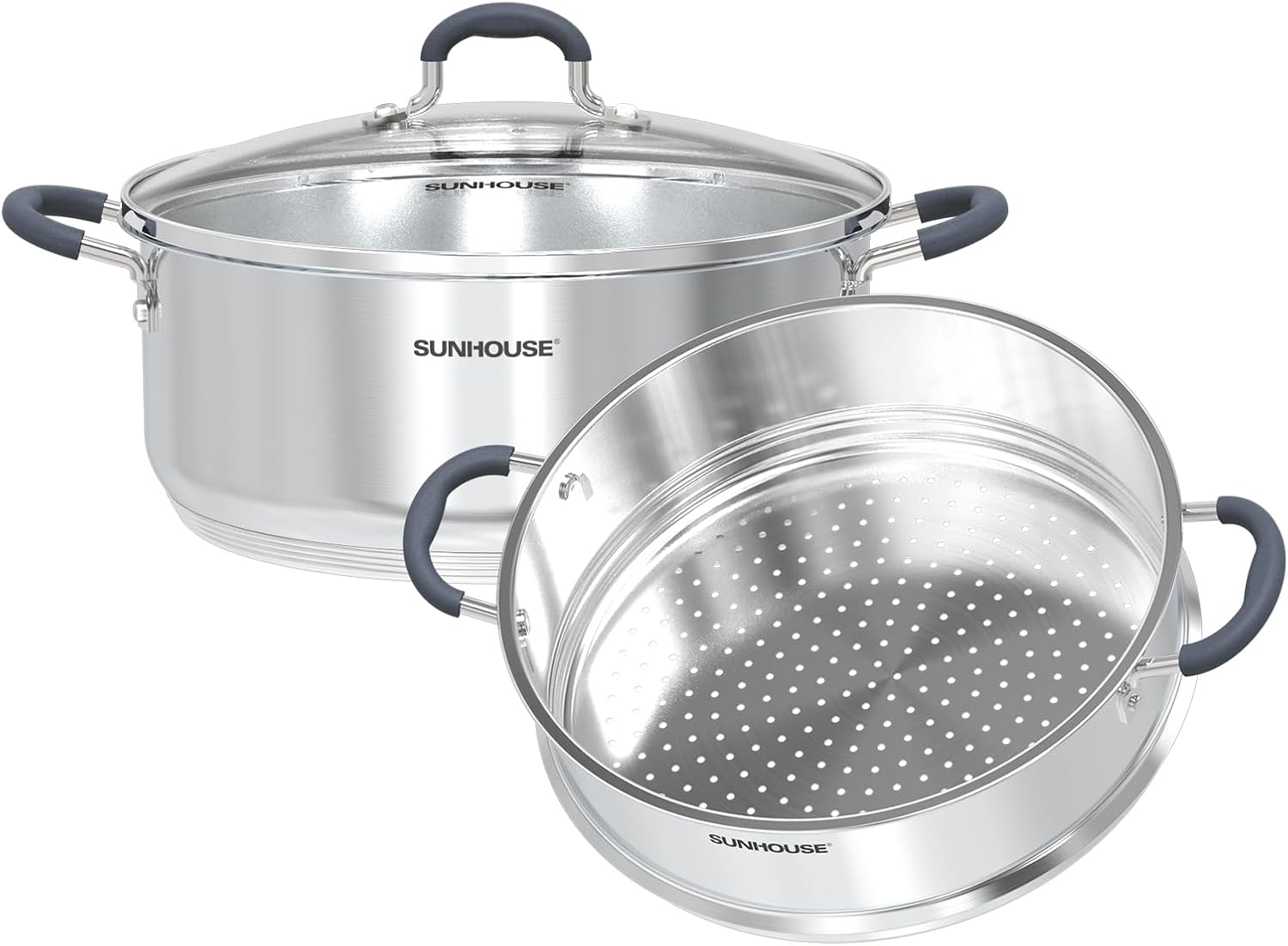 Sunhouse 55 Quarts Stainless Steel Steamer Pot