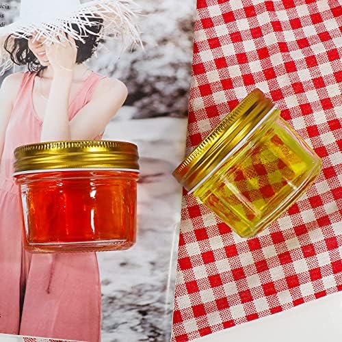 Betrome 4 oz Clear Glass Mason Jars 40-Piece Set