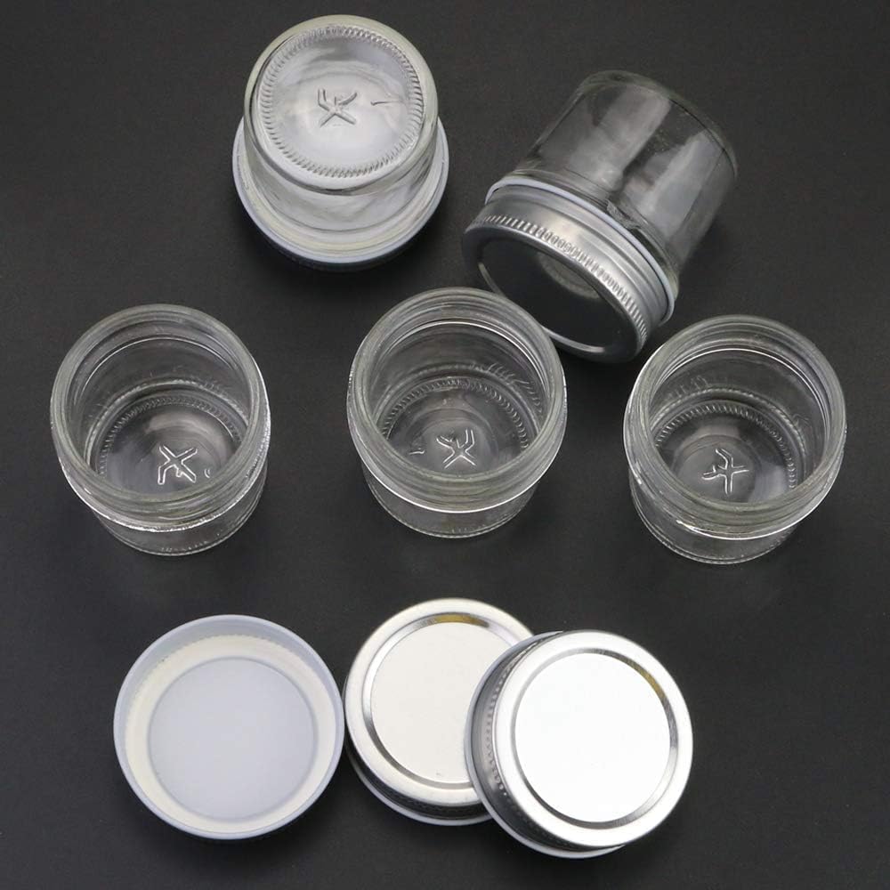 Vivid Retro Mason Jars for Use in Home Kitchen