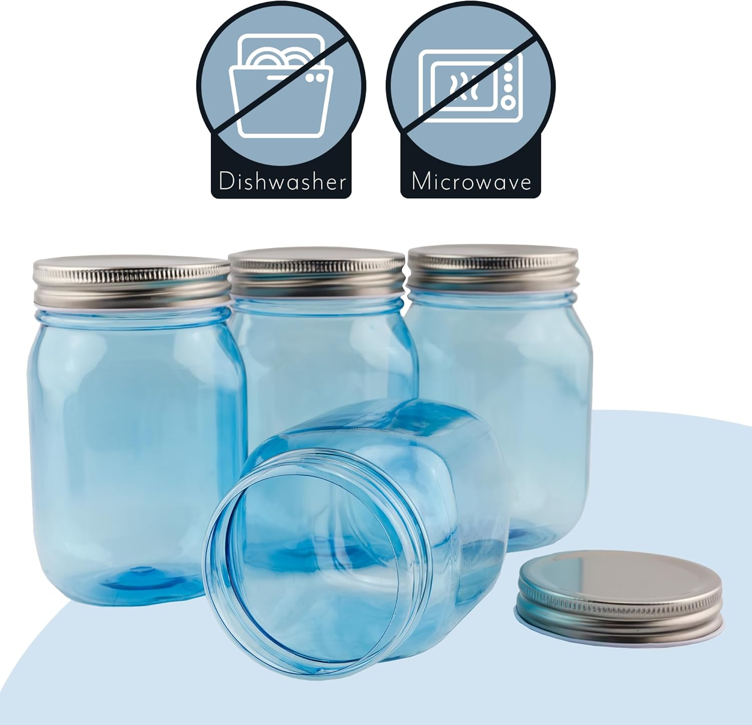 Cornucopia Brands Plastic Mason Jars