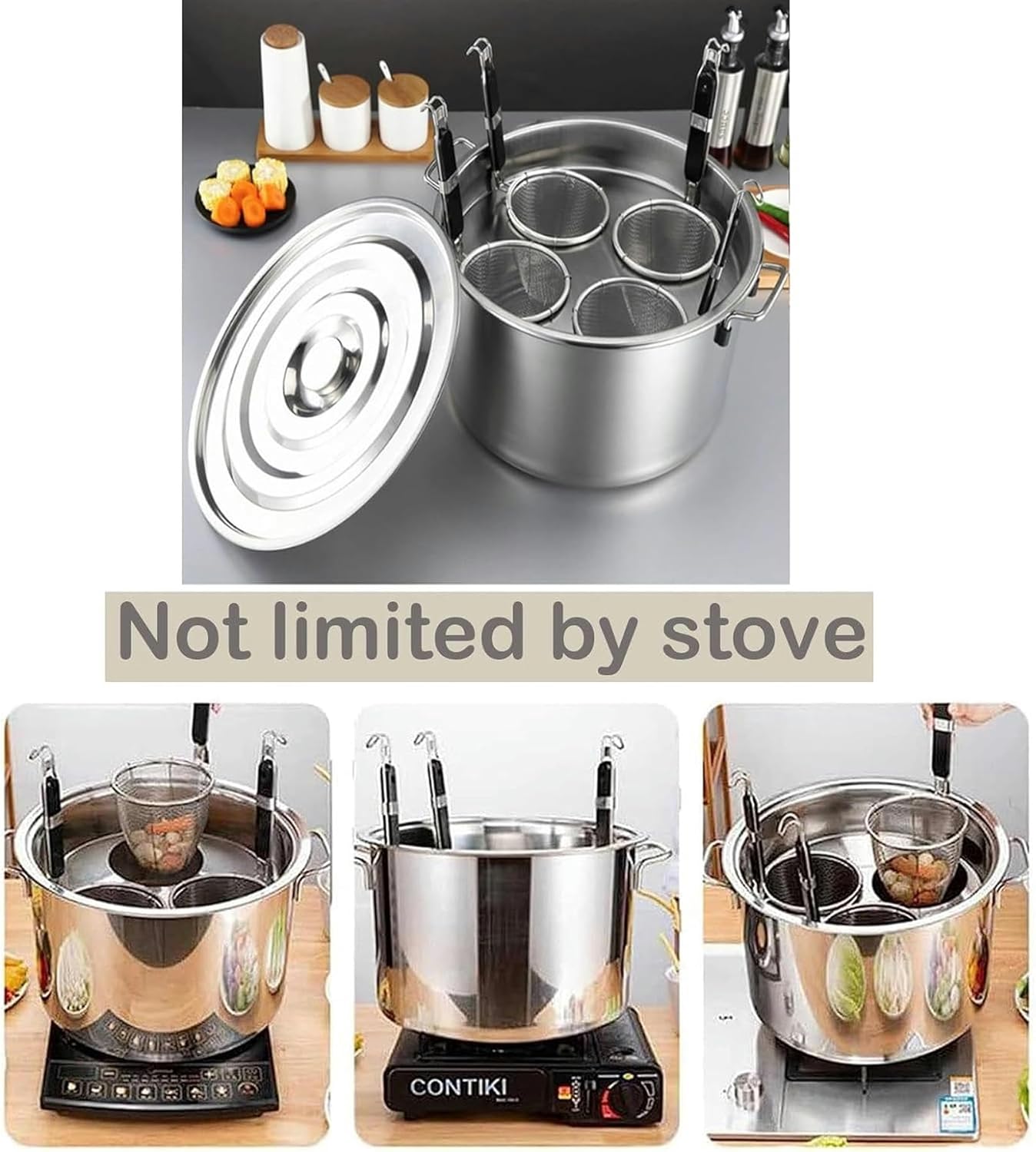 Sturdy Commercial Strainer Set for Home or Restaurant
