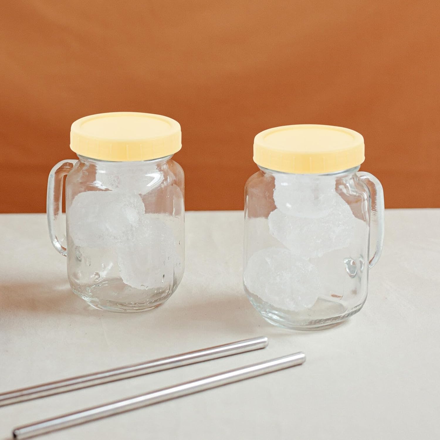 Premium Leak-Proof Mason Jar Lids x10 - Easy to Clean and Dishwasher Safe