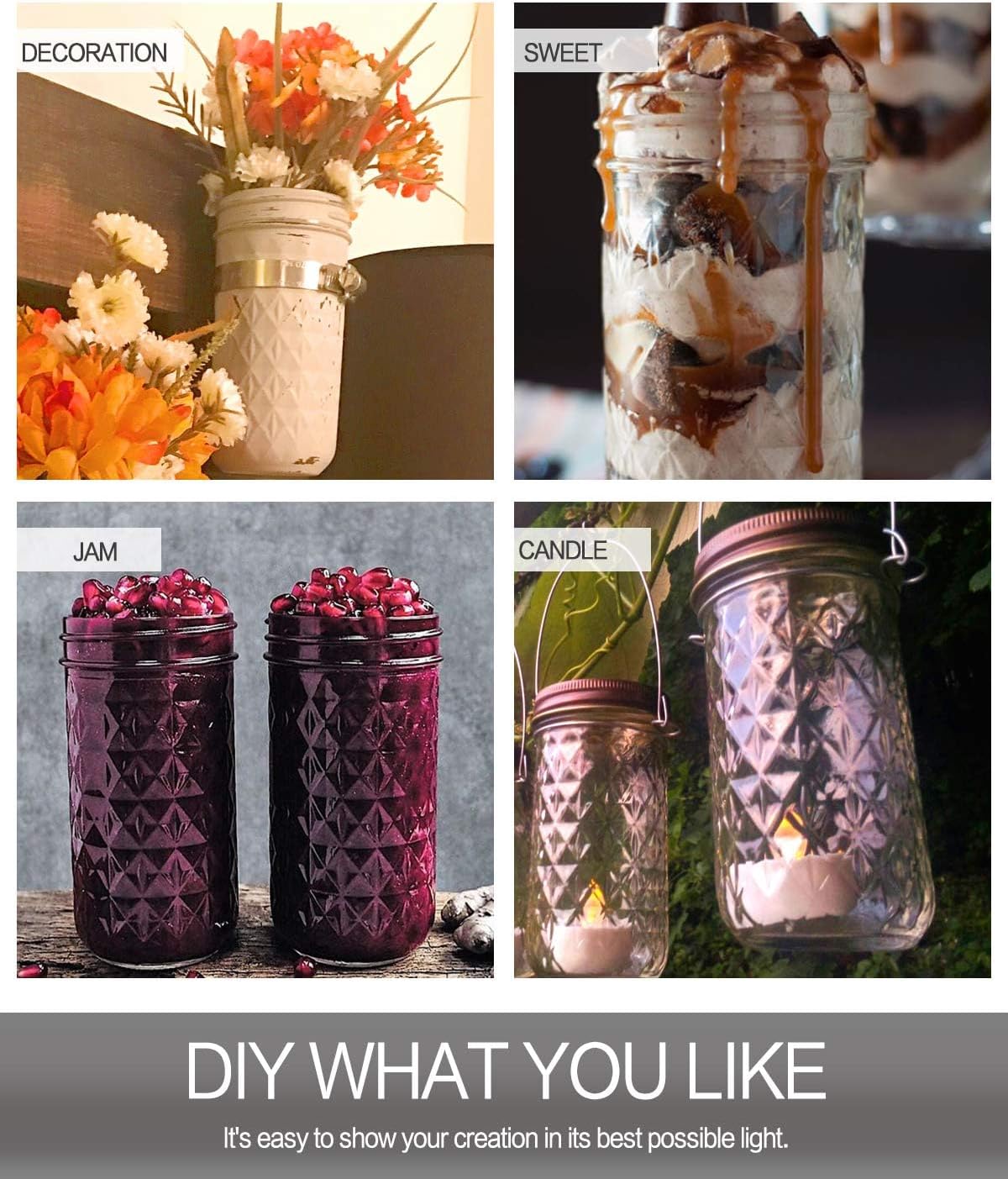 Handcrafted Mason Jars Set for Preserving