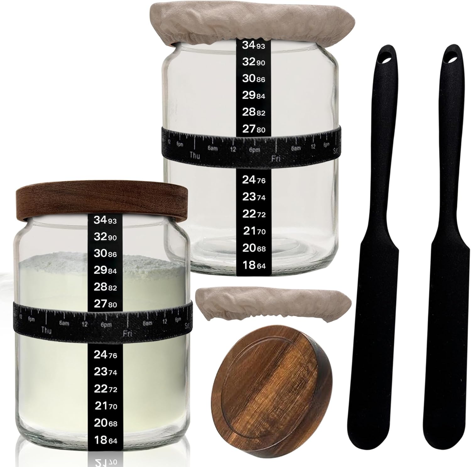 NAYYAB PRODUCTS Sourdough Starter Jar Pack