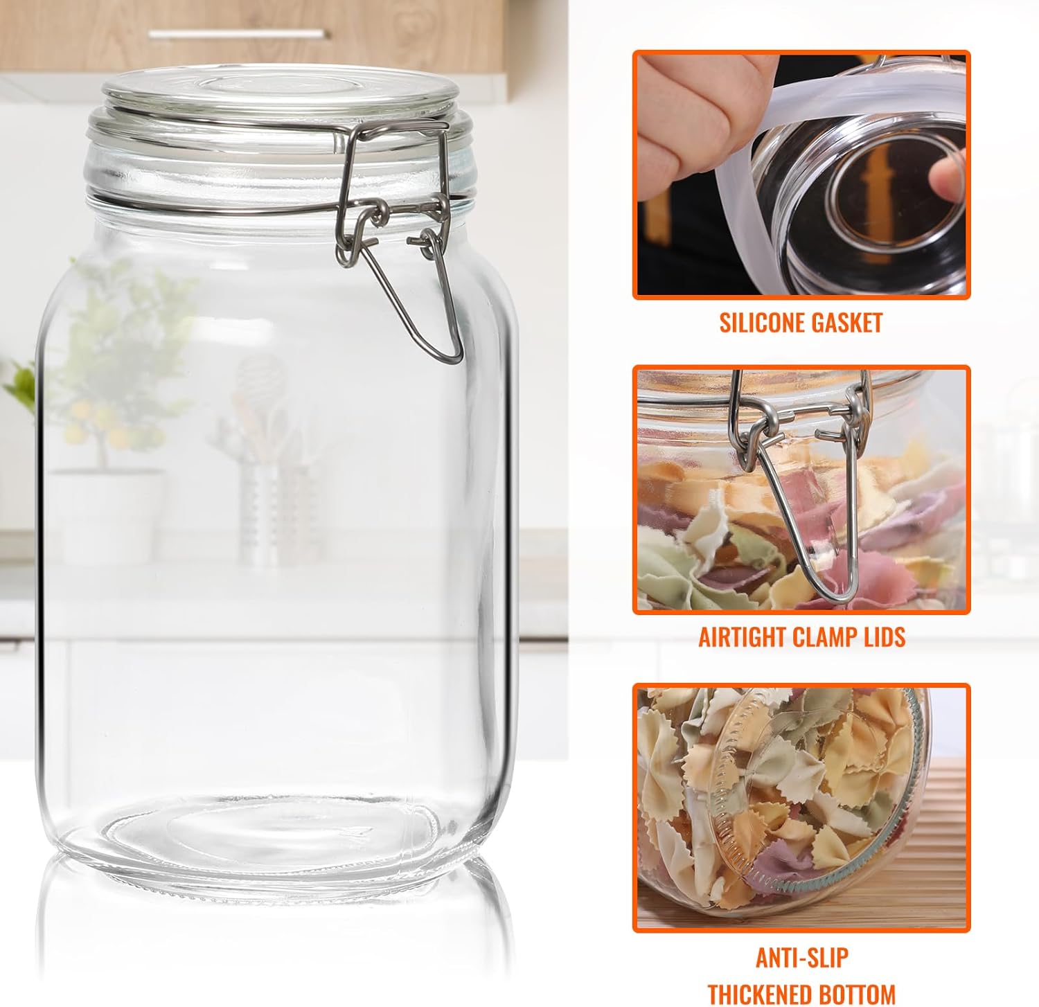 Thousands Love Durable Glass Jars