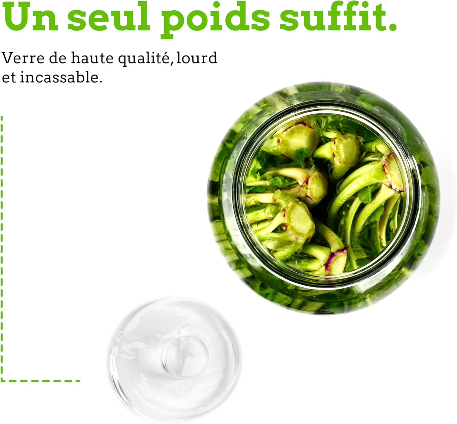 Nourished Essentials Fermentation Lids Set of 4 with Grooved Handles