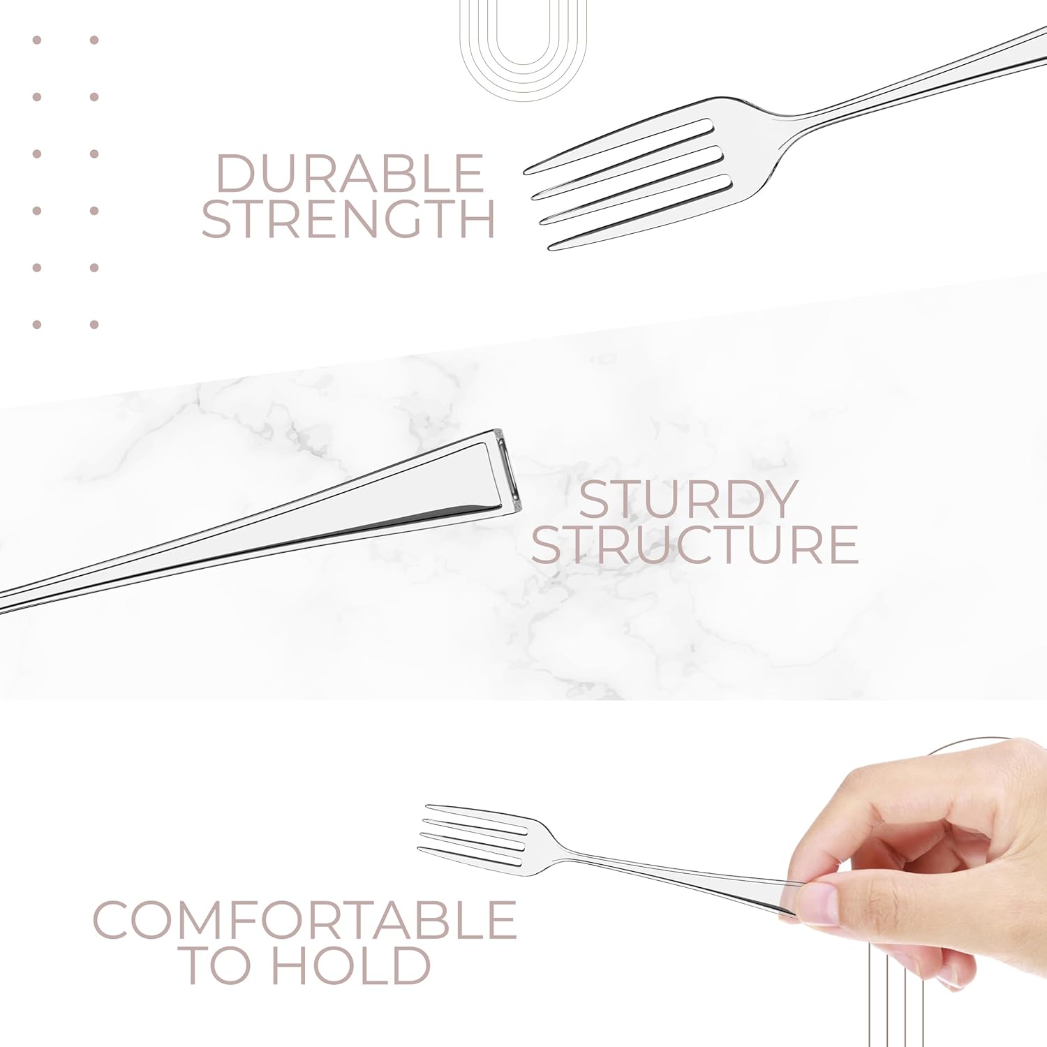 Exquisite Mini Tasting Forks - 100 CT Disposable Flatware Set for Events