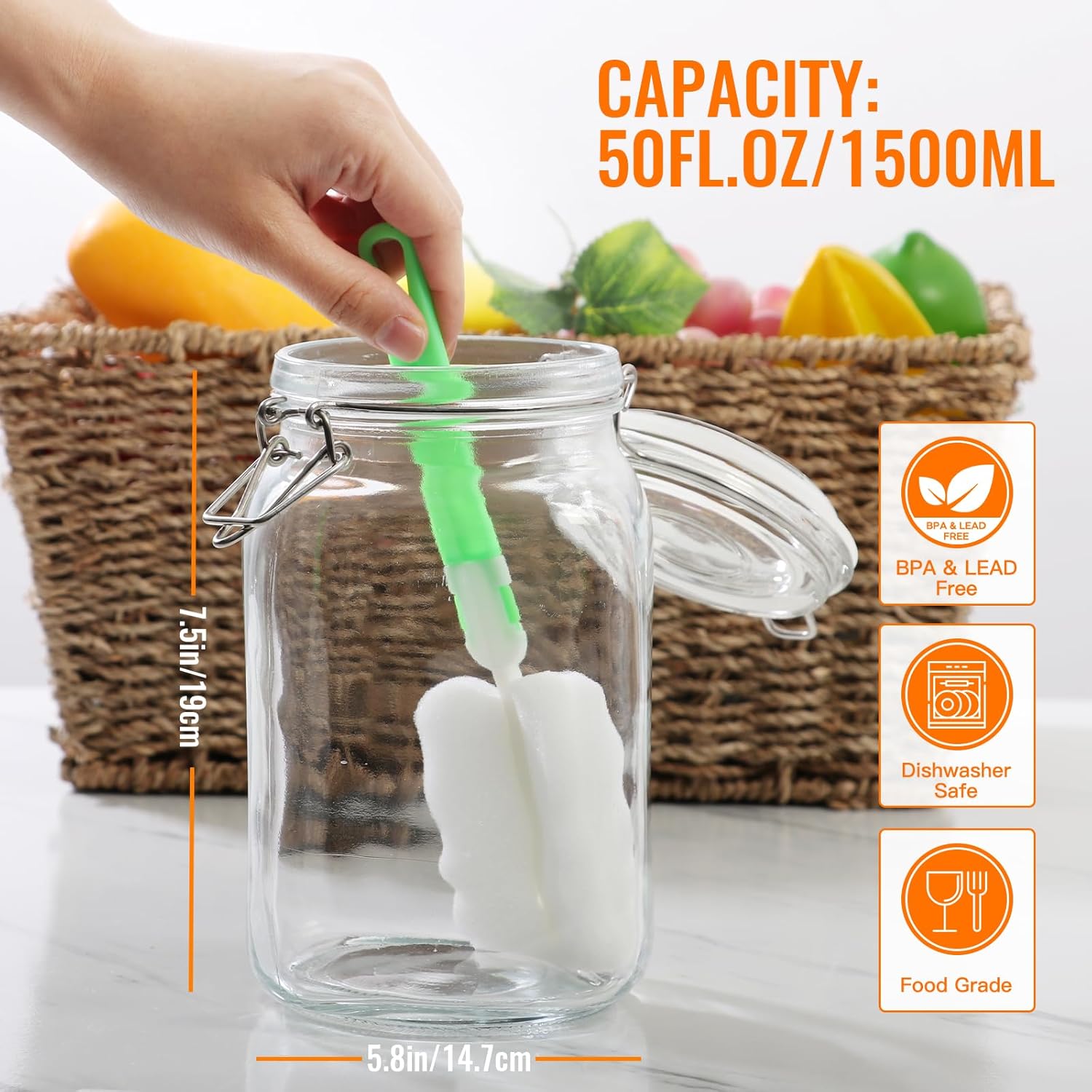 Thousands Love Durable Glass Jars