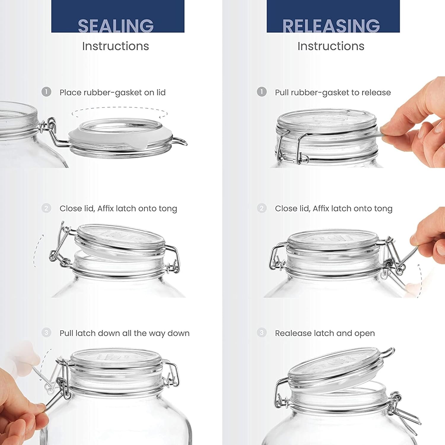 High-Quality Fido Jar Set with Lid Eco-Friendly Design